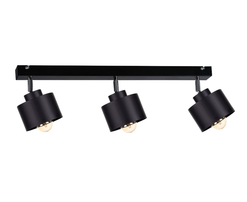 Keter Lighting Simply 3L monorail ceiling lamp E27 H 18.0cm