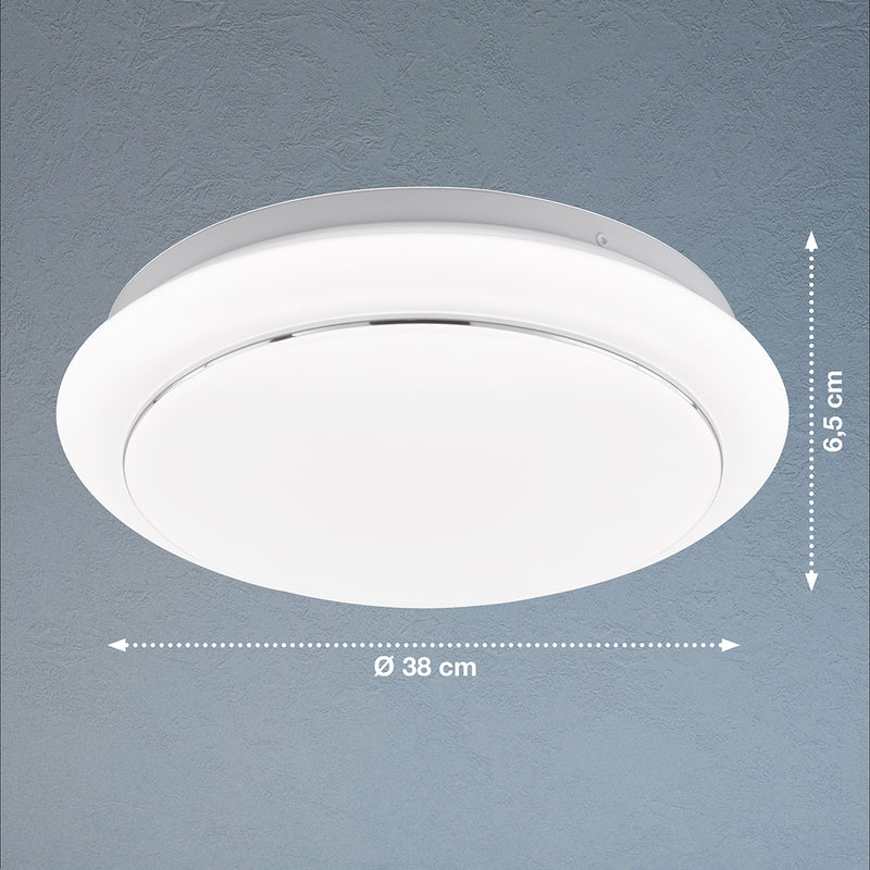 Lampada da soffitto Fischer & Honsel Tivoli 1L da incasso D 25cm, LED bianco