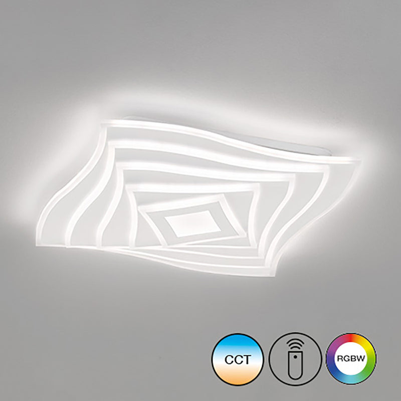 Lampada da soffitto Fischer & Honsel Hero 1L da incasso L 50 cm, LED bianco