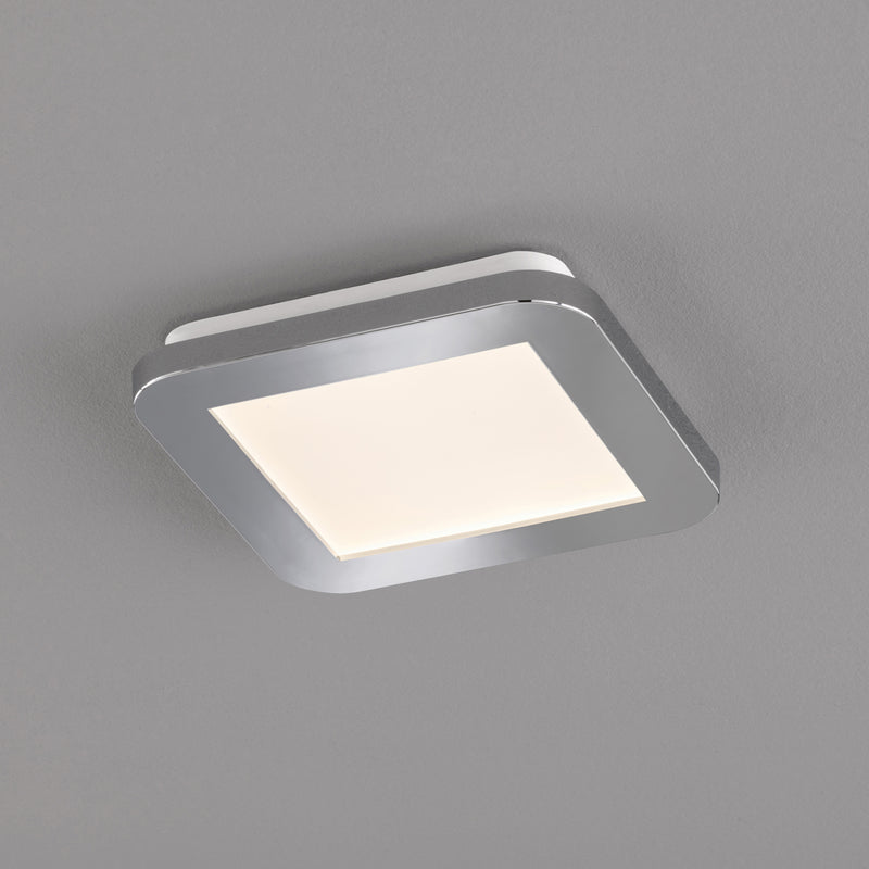 Fischer & Honsel Gotland 1L nedsænket loftslampe, krom LED