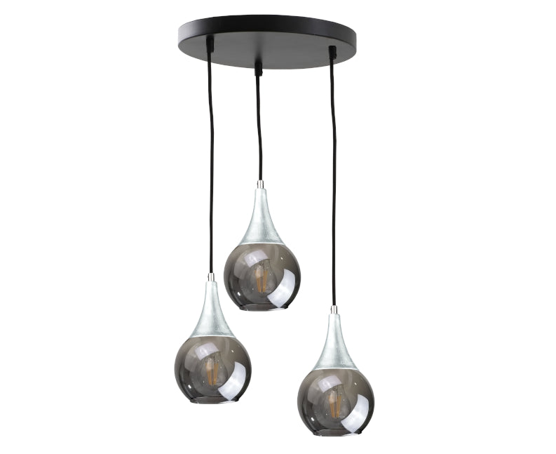 Keter Lighting Lacrima 3L pendants E27 H 120.0cm