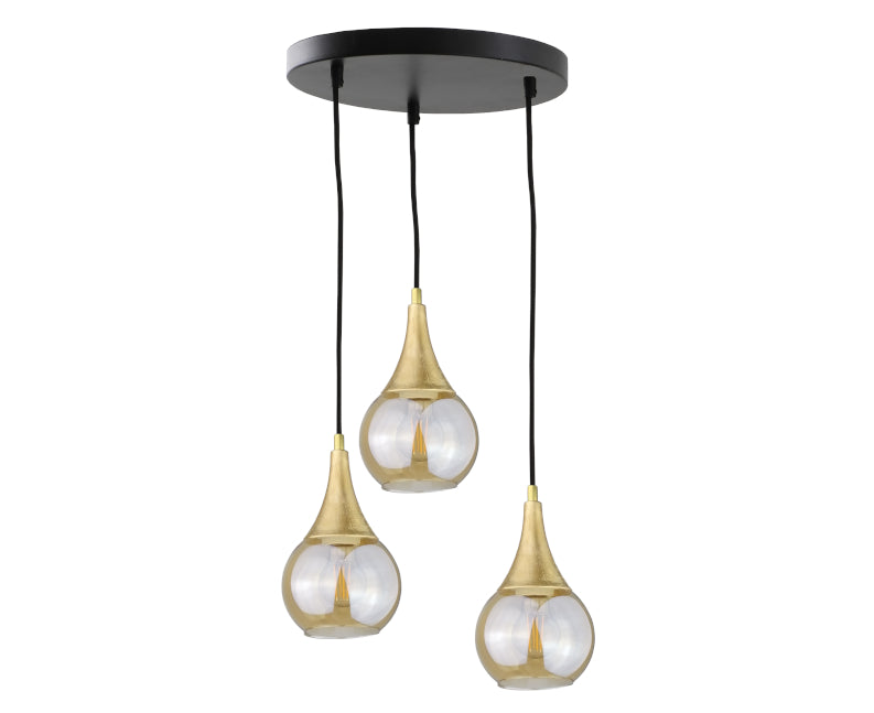 Keter Lighting Lacrima 3L pendants E27 H 120.0cm