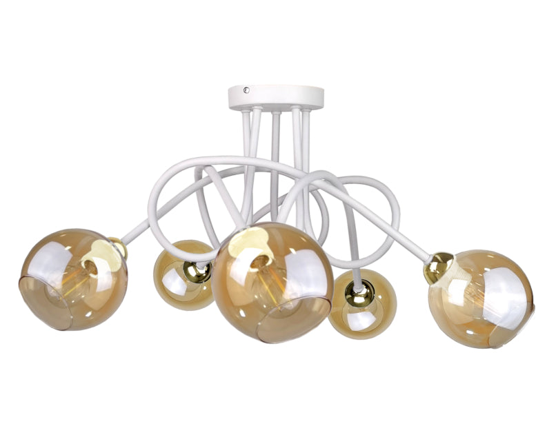 Keter Lighting Venus 5L ceiling lamp E27 H 32.0cm