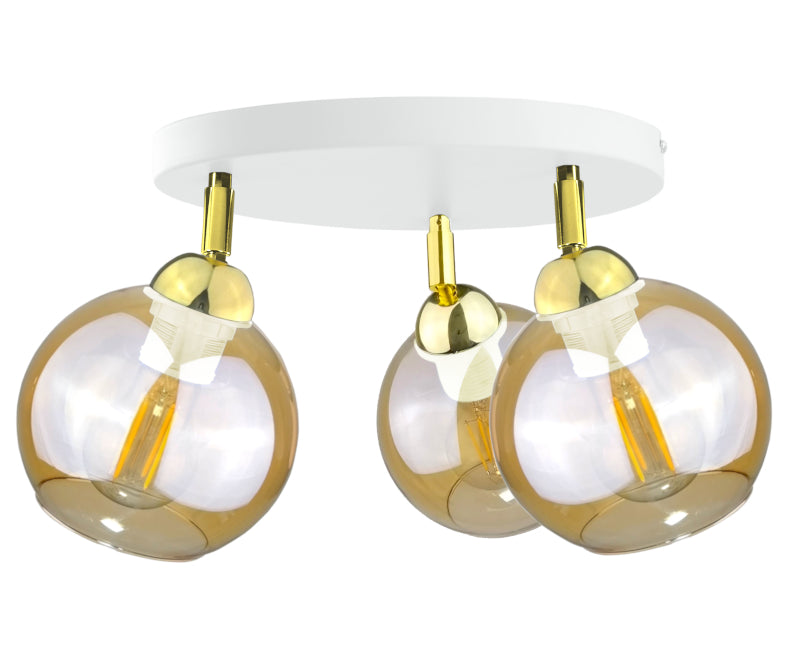 Keter Lighting Thea 3L pendant lamp E27 H 22.0cm