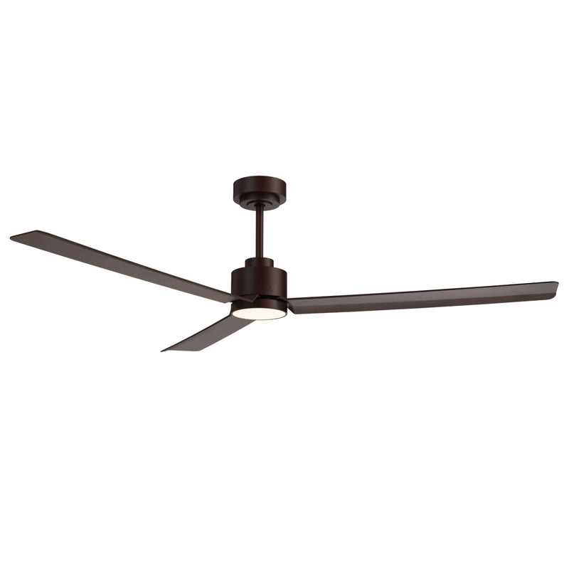 Sulion Anne xl ceiling fan 3 blades rust brown