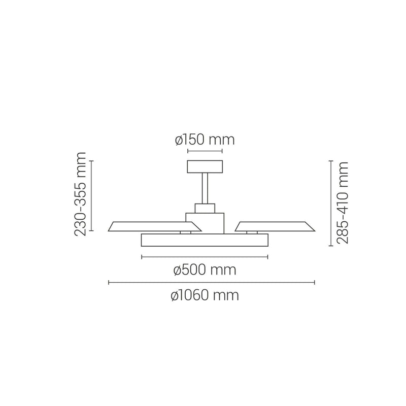 Sulion Bombay Estilo M ceiling fan 3 blades