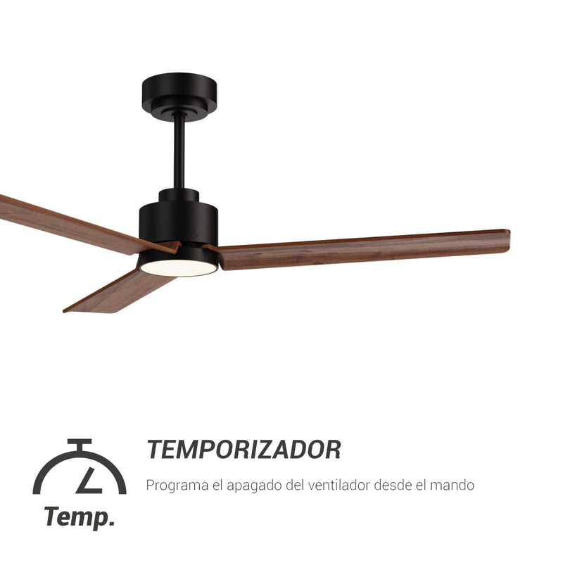 Sulion Anne Led ceiling fan 3 blades, D 127cm