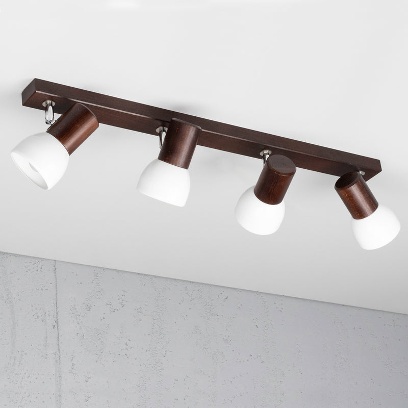 Svenda Ceiling Lamp 3xE27 Max.60W Oak White/Chrome/White