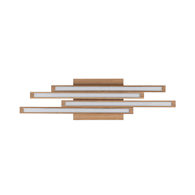 Linus Straight Ceiling Lamp 4xLED 24V Integrated 24W Oiled Oak