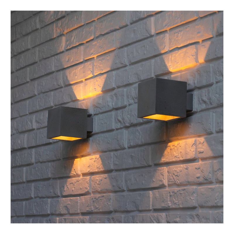 Block Wall Lamp 1xG9 Max.28W Grey