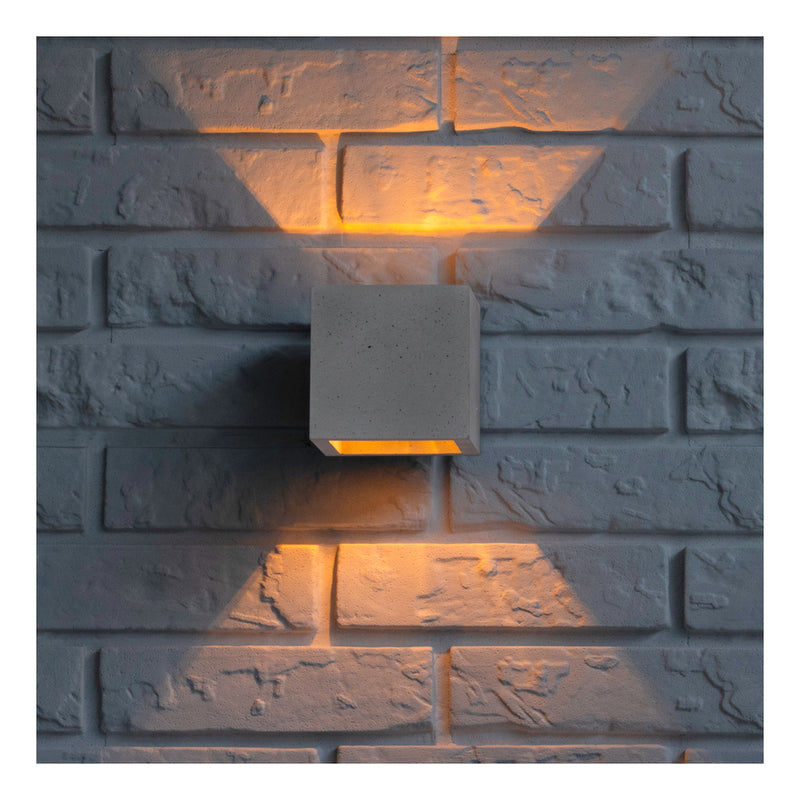 Block Wall Lamp 1xG9 Max.28W Grey