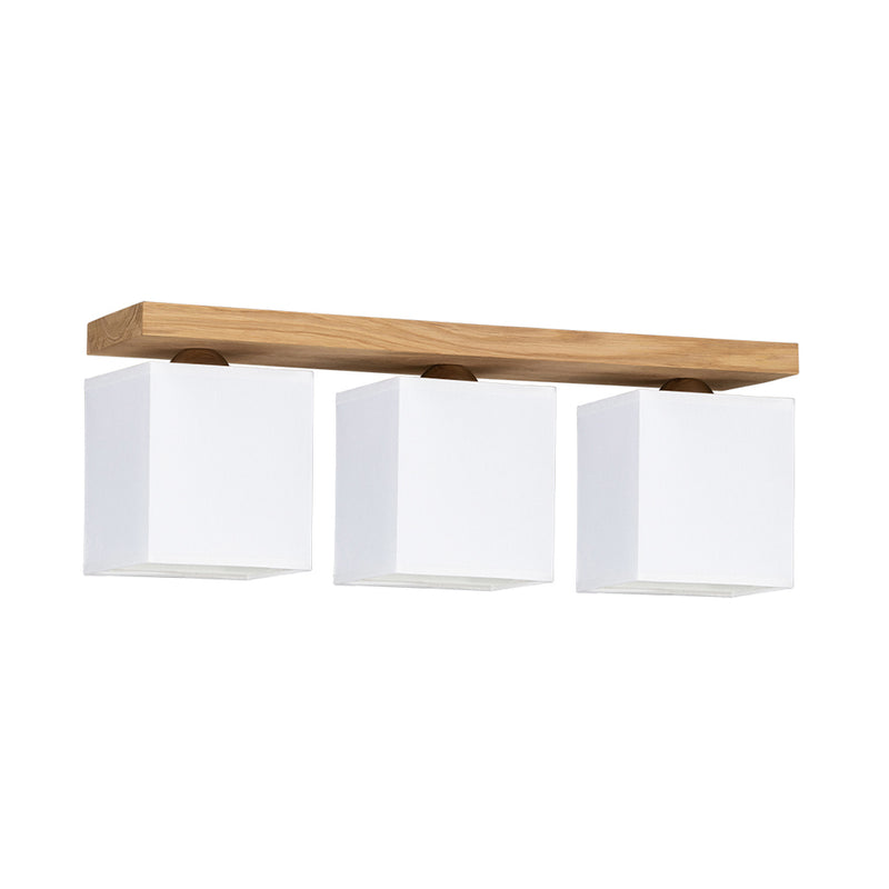 Inger Ceiling Lamp 3xE27 Max.25W Oiled Oak/White