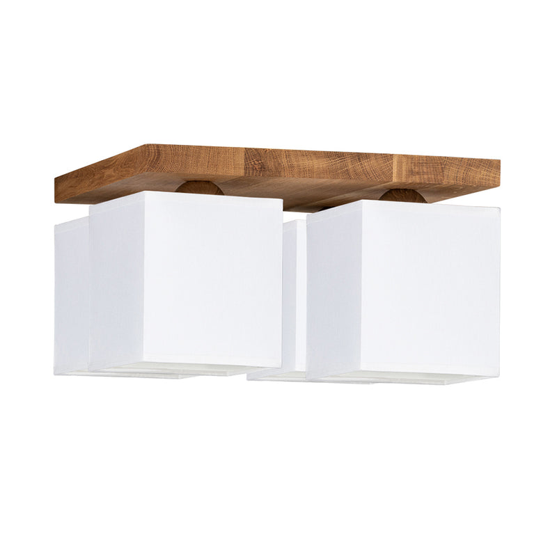 Inger Ceiling Lamp 4xE27 Max.25W Oiled Oak/White