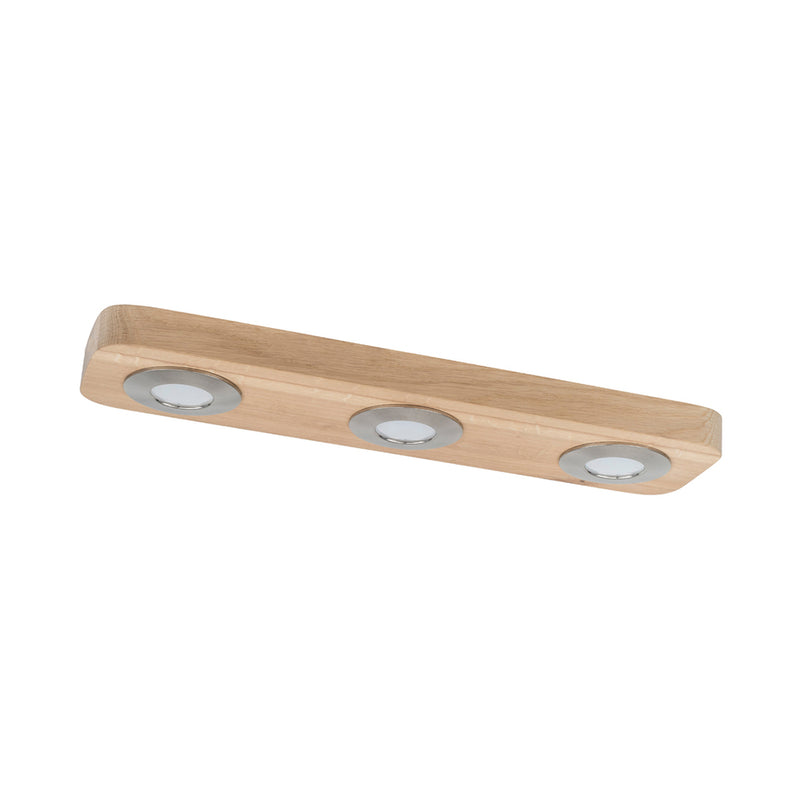 Sunniva Ceiling Lamp Incl.3xLED 5W Oiled Oak/Satin