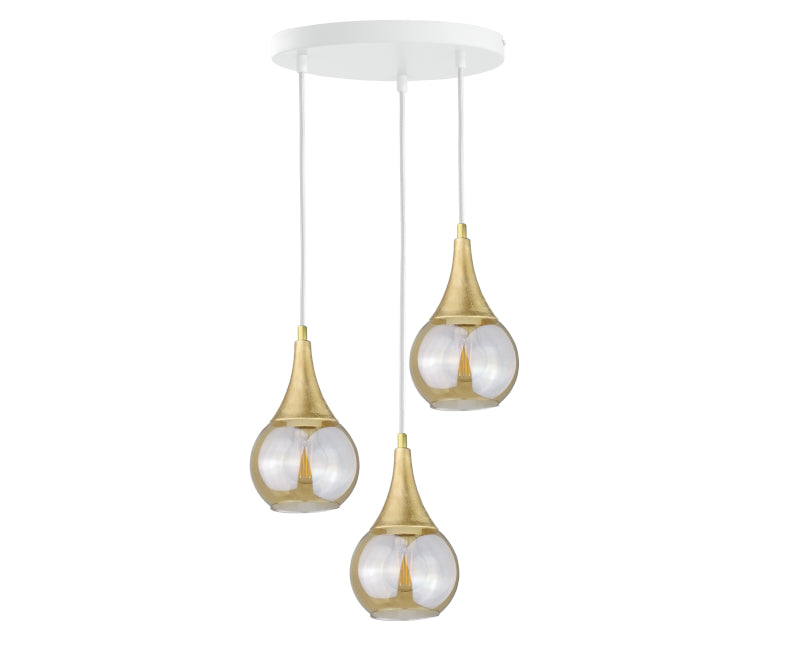 Keter Lighting Lacrima 3L pendants E27 H 120.0cm