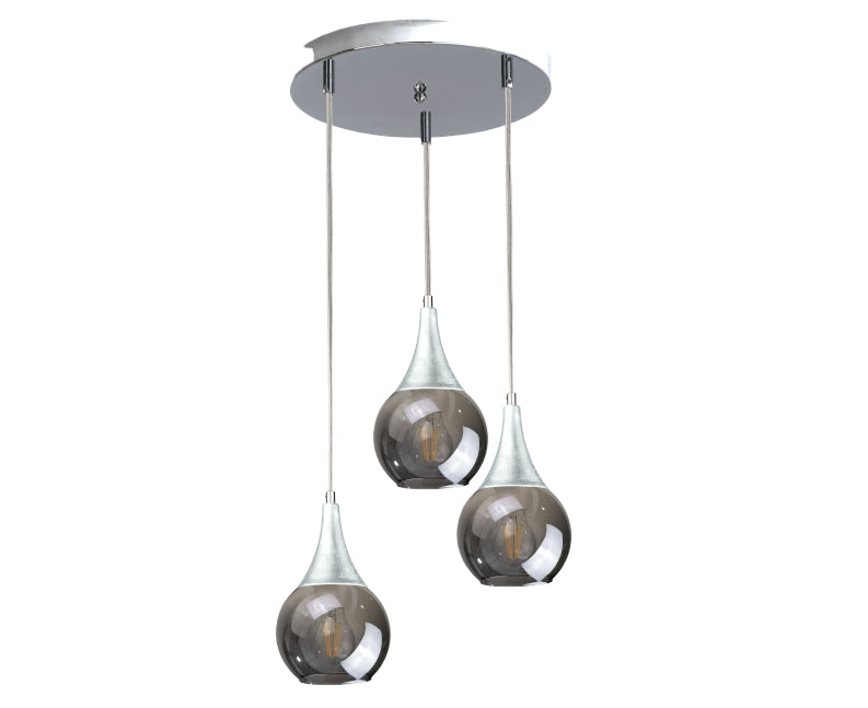 Keter Lighting Lacrima 3L pendants E27 H 120.0cm