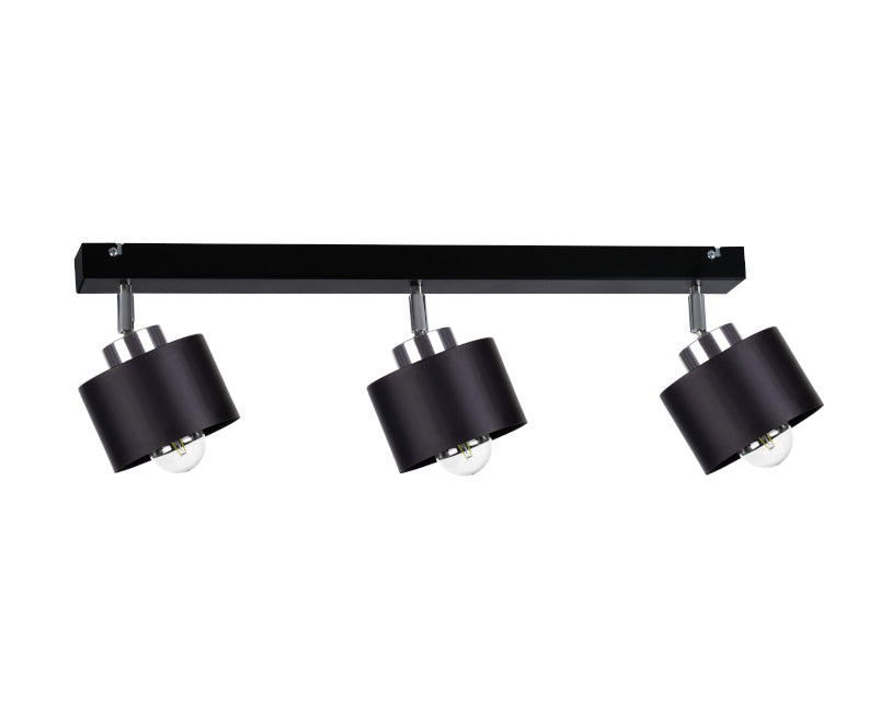 Keter Lighting Simply 3L monorail ceiling lamp E27 H 18.0cm