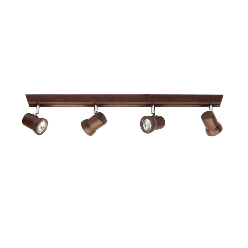 Venla Ceiling Lamp Incl. 4xLED GU10 5W Walnut