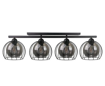 Keter Lighting Stigma 4L monorail ceiling lamp E27 H 23.0cm