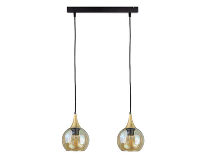 Keter Lighting Callisto 2L linear suspension pendant lamp E27 H 120.0cm