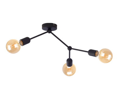Keter Lighting Acro 3L ceiling lamp E27 H 25.0cm