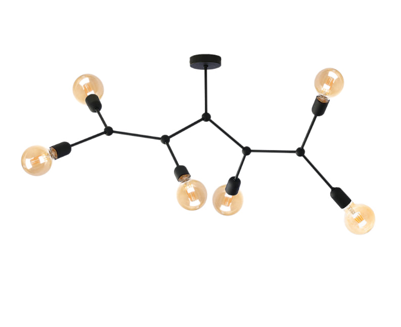 Keter Lighting Acro 6L ceiling lamp E27 H 40.0cm