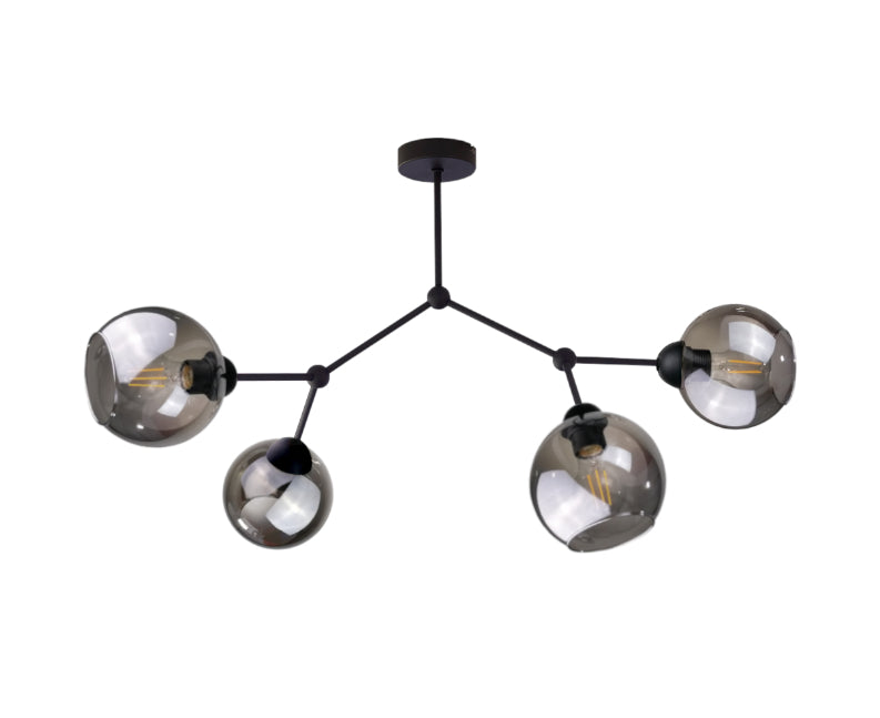 Keter Lighting Acro 4L ceiling lamp E27 H 38.0cm