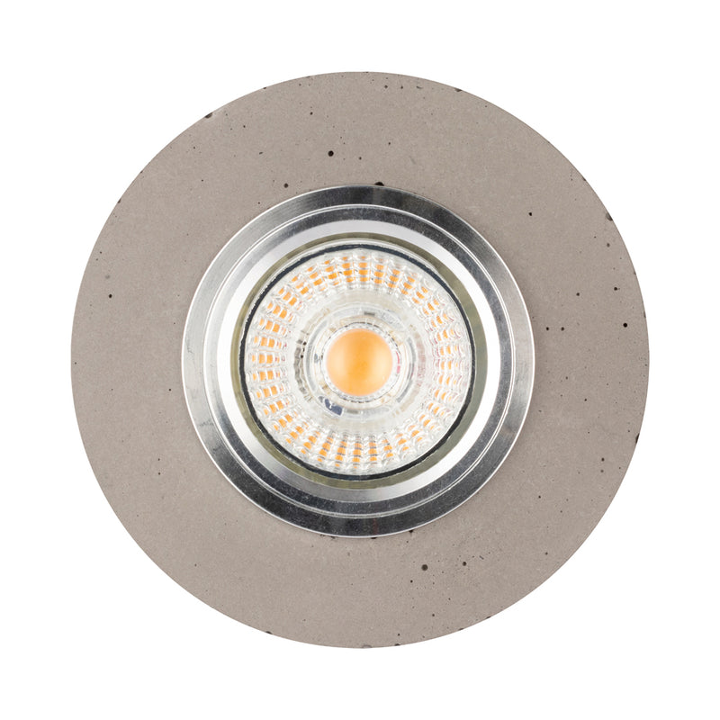 Vitar Round Ceiling Lamp Incl.1xLED GU10 5W Gray/Chrome