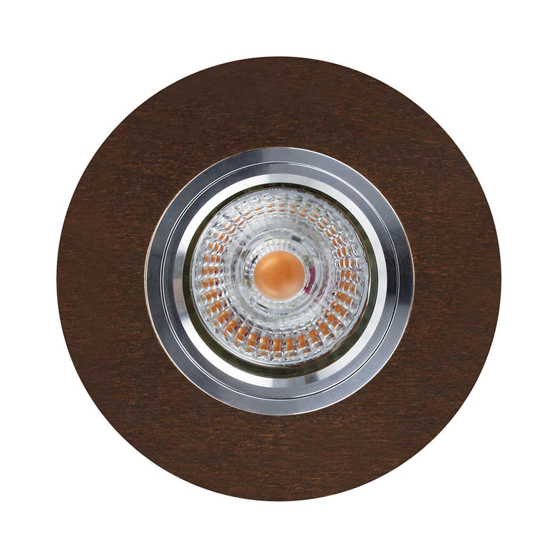 Vitar Wood Round Ceiling Lamp Incl.1xLED GU10 5W Birch