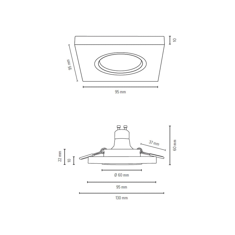 Vitar Wood Ceiling Lamp Incl.3xLED GU10 5W Oiled Oak