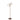 Floor lamp Lamkur Emilio steel white E27 H 150cm