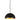 Steinhauer Semicircel 1L pendant lamp metal black E27, D 50cm