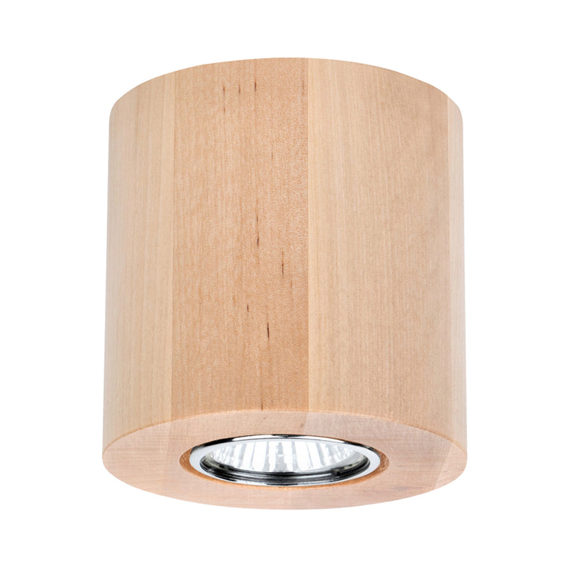 Wooddream Round Ceiling Lamp Incl.1xLED GU10 5W Birch