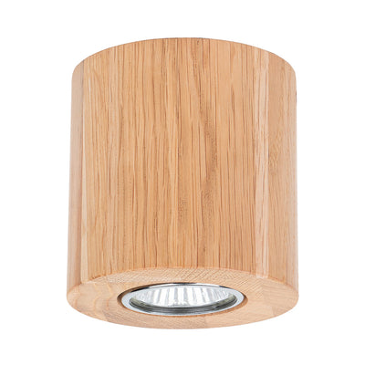 Wooddream Round Ceiling Lamp Incl.1xLED GU10 5W  Oiled Oak