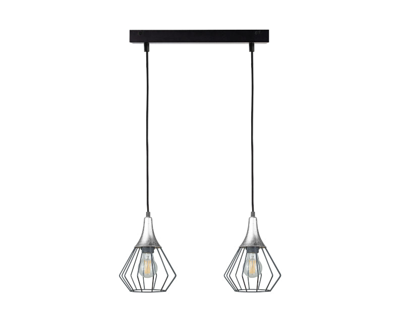 Keter Lighting Selene 2L linear suspension E27 H 120.0cm