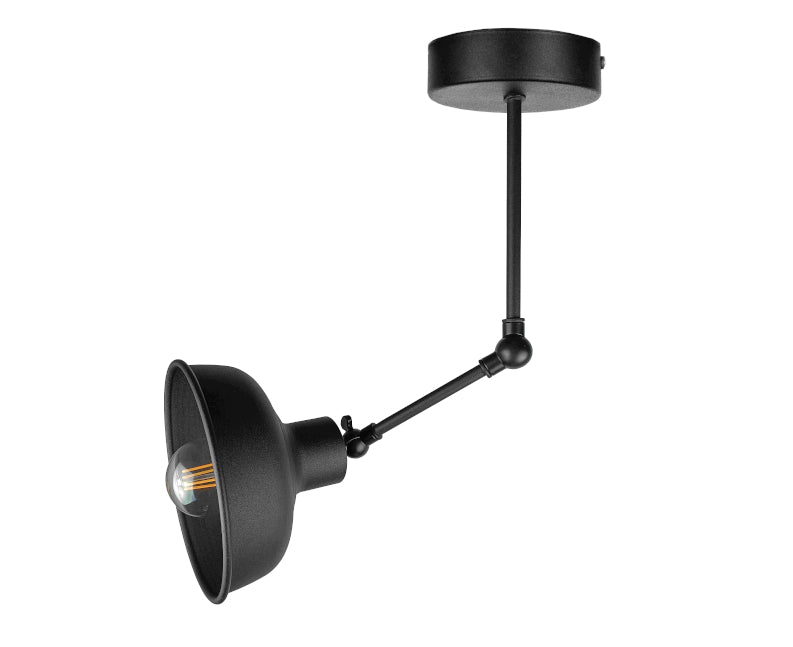 Keter Lighting Hermes 1L ceiling lamp E27 H 45.0cm