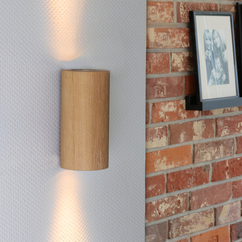 Wooddream Wall Wall Lamp Incl. 2xLED GU10 5W Oiled Oak