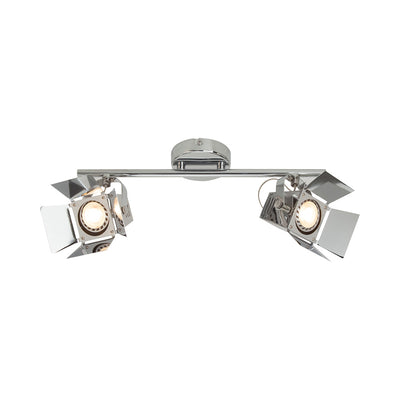 Photo Ceiling bar incl. 2xGU10 LED 5W, Chrome