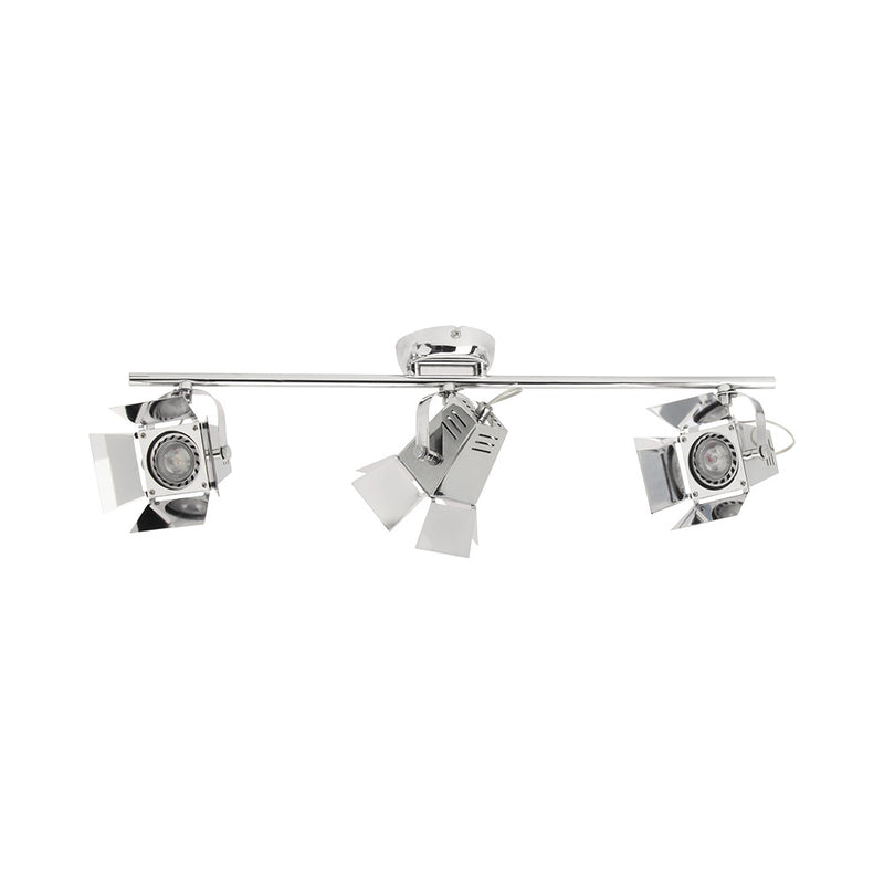 Photo Ceiling Lamp incl. 3xGU10 LED 5W Chrome