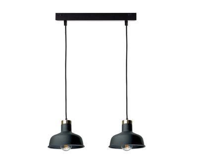 Keter Lighting Hebe 2L linear suspension pendant lamp E27 H 120.0cm