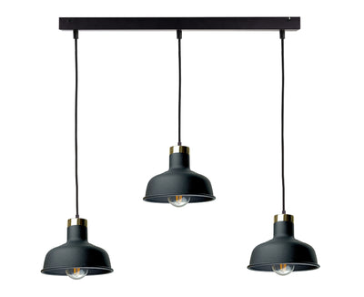 Keter Lighting Hebe 3L linear suspension pendant lamp E27 H 120.0cm