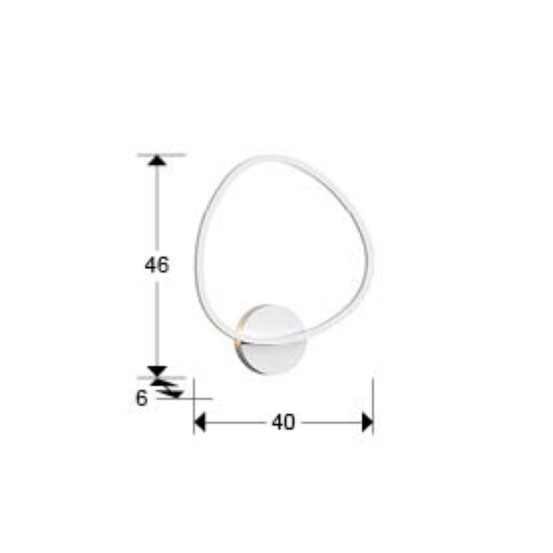 Schuller Opalis 1L washer sconce wall lamp H 46cm