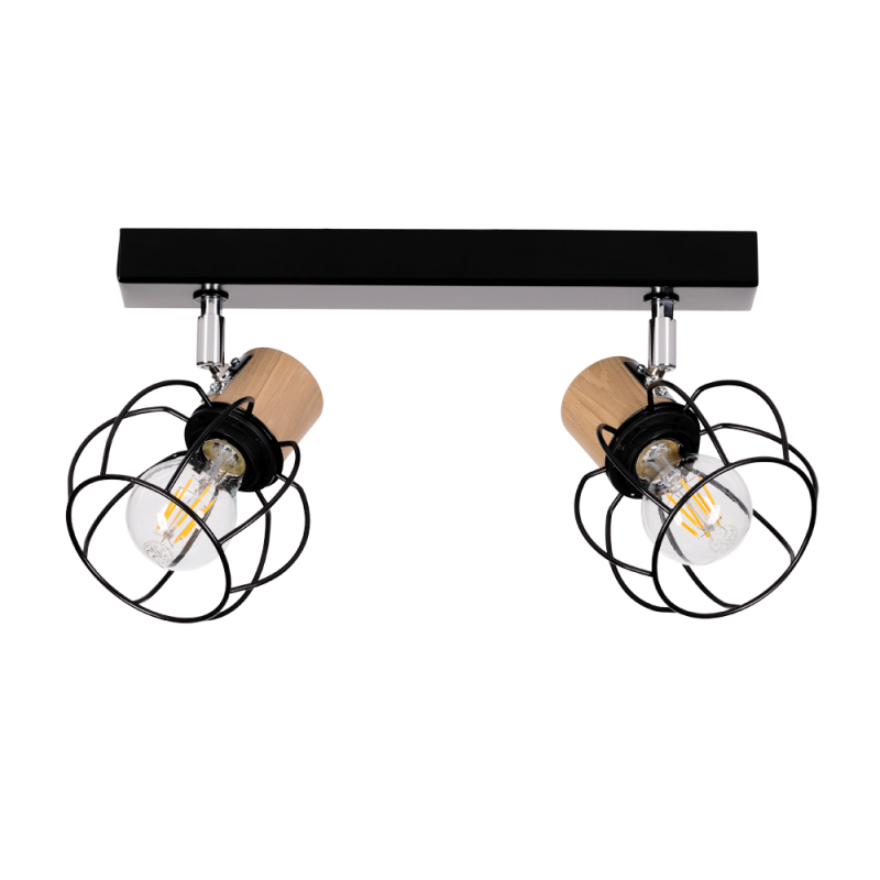 Lampada da soffitto monorotaia Britop Lighting Phiphi 2L E27, L 37 cm