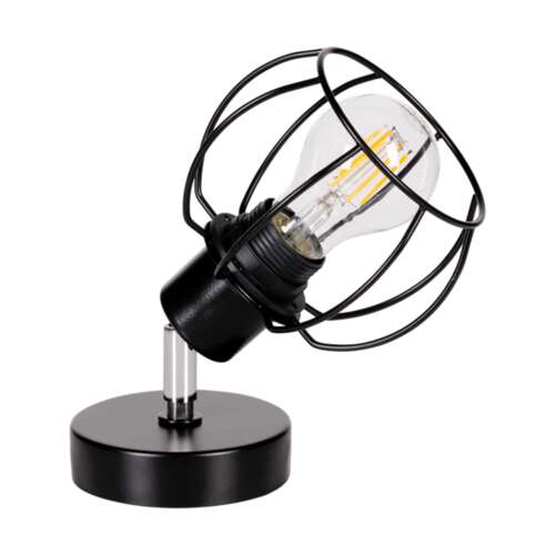 Phiphi Wall Lamp 1xE27 Max.60W Black/Chrome/Black