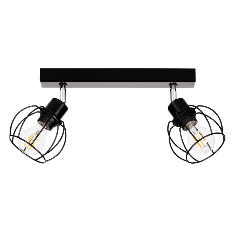 Britop Lighting Phiphi 2L Monorail-Deckenleuchte E27, B 37 cm