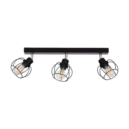 Phiphi Ceiling Lamp 2xE27 Max.60W Black/Chrome/Black