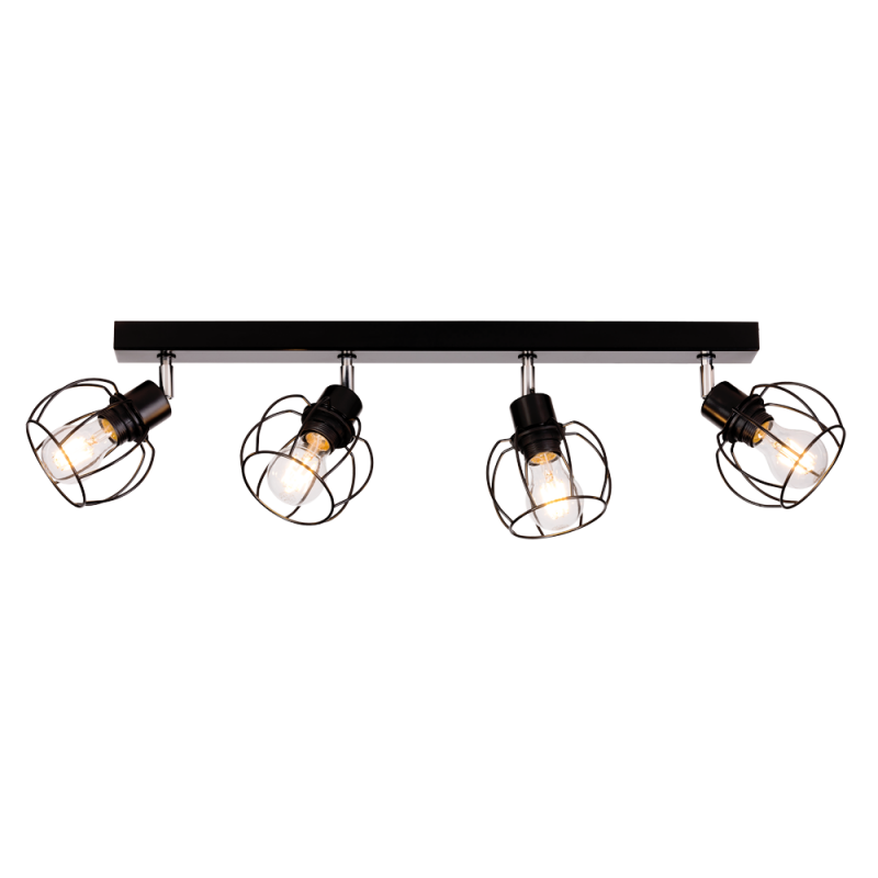 Britop Lighting Phiphi 4L Monorail-Deckenleuchte E27, B 75 cm