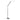 Steinhauer Serenade 1L floor lamp aluminum steel LED, H 140cm