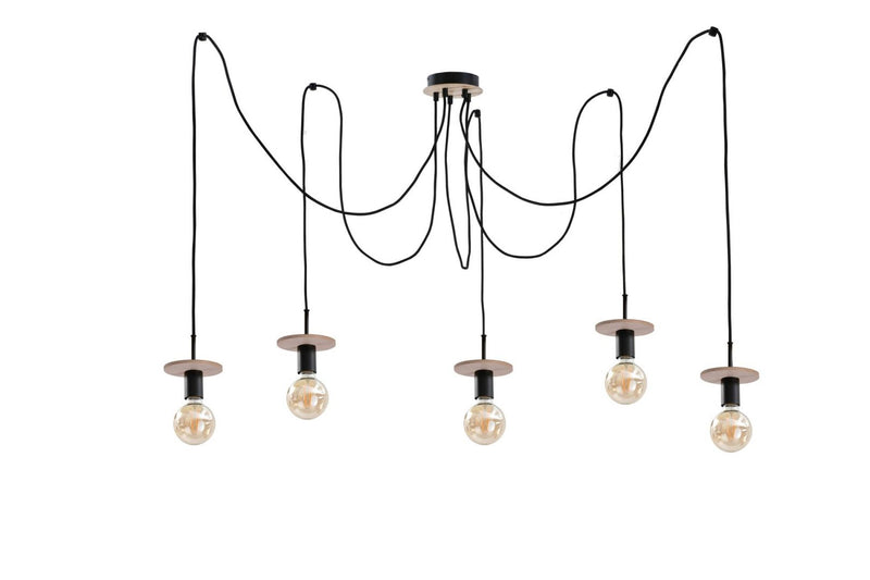 Keter Lighting Saturn 5L pendants E27 H 180.0cm