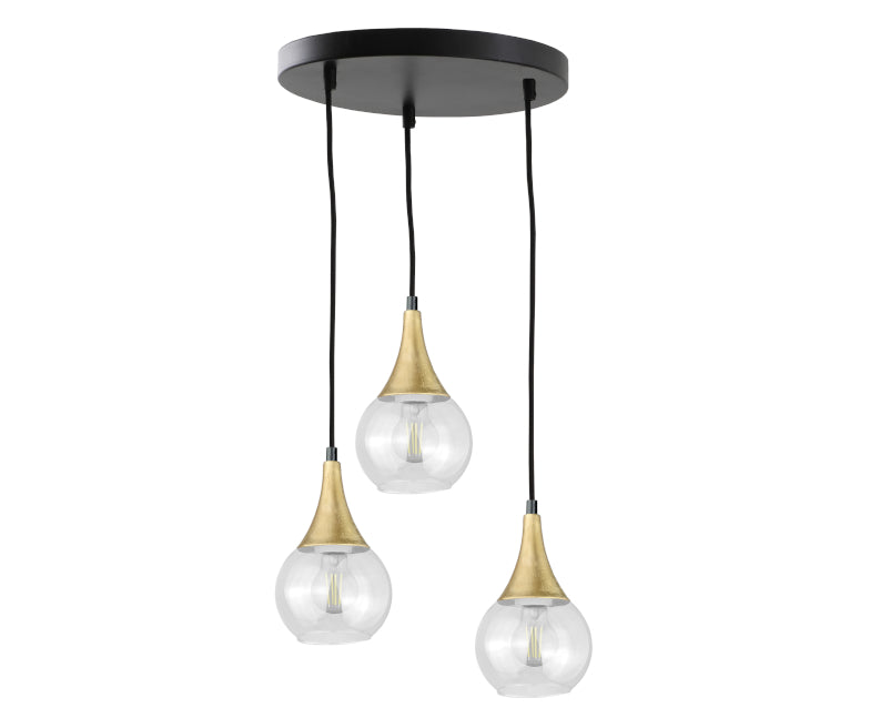 Keter Lighting Lacrima 3L pendants E27 H 120.0cm